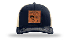 Load image into Gallery viewer, Life Is Better In Flip Flops Leather Patch Richardson 112 Hat

