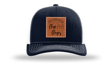 Load image into Gallery viewer, Life Is Better In Flip Flops Leather Patch Richardson 112 Hat
