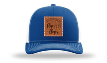 Load image into Gallery viewer, Life Is Better In Flip Flops Leather Patch Richardson 112 Hat
