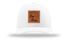 Load image into Gallery viewer, Life Is Better In Flip Flops Leather Patch Richardson 112 Hat

