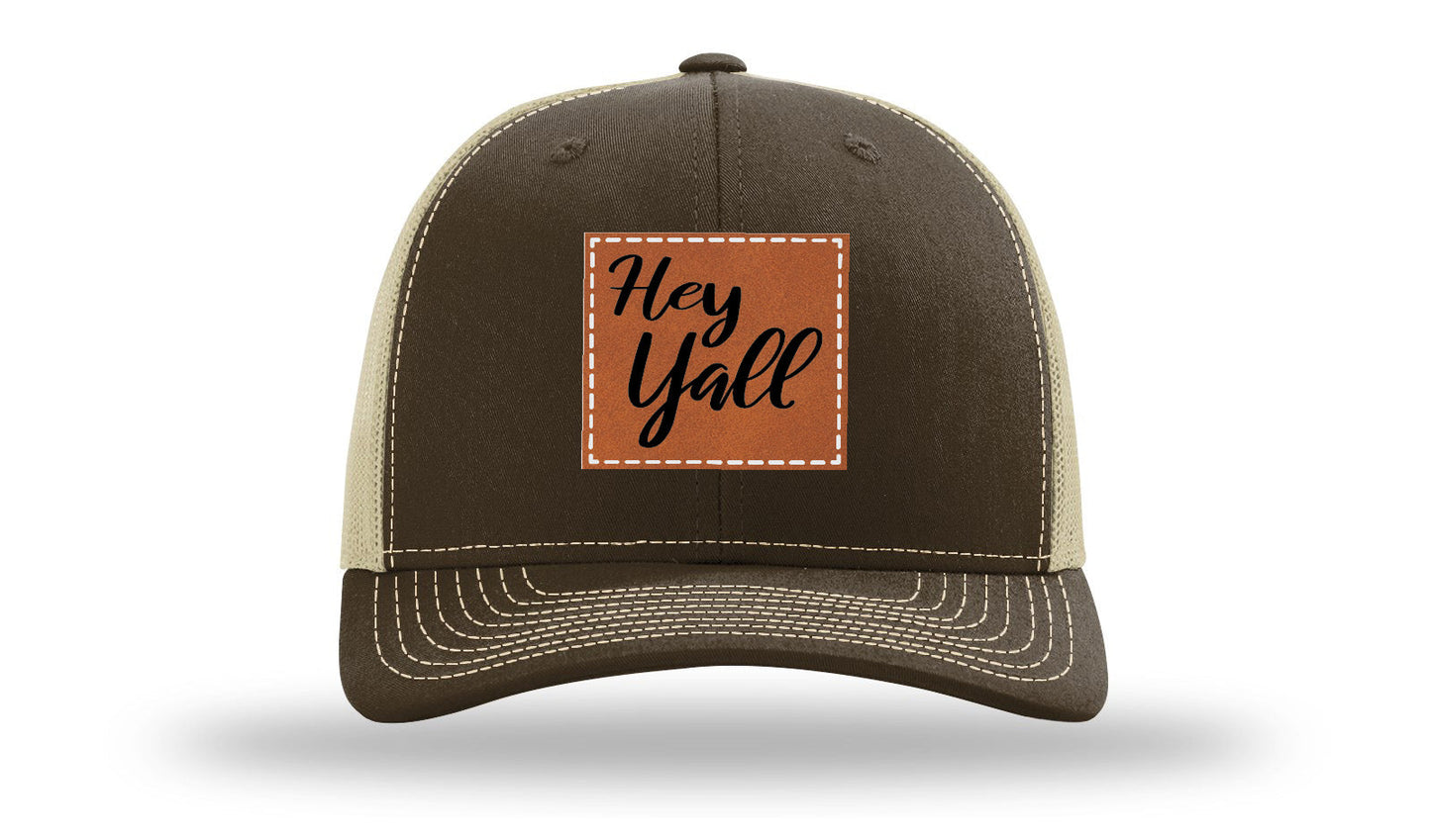 Hey Y'all Leather Patch Richardson 112 Hat