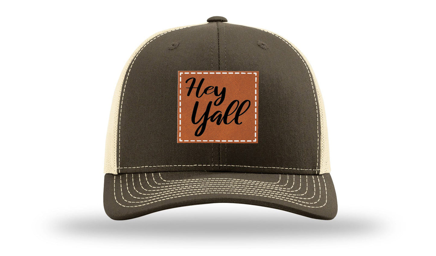Hey Y'all Leather Patch Richardson 112 Hat