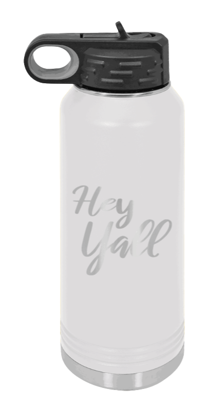 Hey Y'all - 32oz Mug Laser Engraved- White