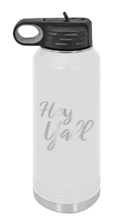 Hey Y'all - 32oz Mug Laser Engraved- White
