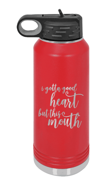 But This Mouth - 32oz Mug Laser Engraved- Red