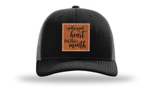 Load image into Gallery viewer, I Gotta Good Heart Leather Patch Richardson 112 Hat

