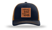 Load image into Gallery viewer, I Gotta Good Heart Leather Patch Richardson 112 Hat
