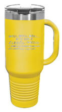 Load image into Gallery viewer, Never Drinking Again 40oz Handle Mug Laser Engraved
