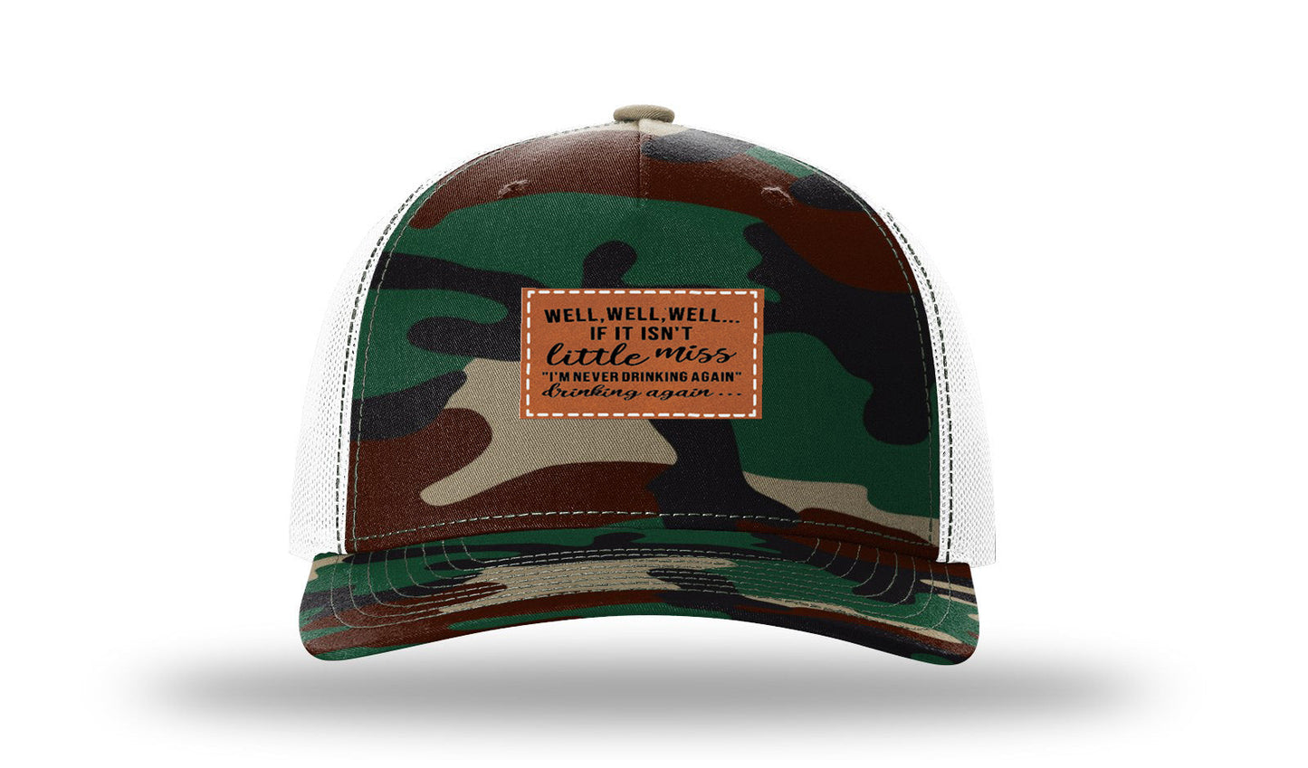 Green Camo / White