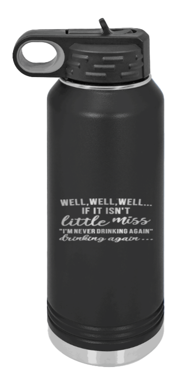 Never Drinking Again - 32oz Mug Laser Engraved- Black