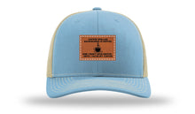 Load image into Gallery viewer, Coffee Spelled Backwards Leather Patch Richardson 112 Hat
