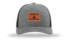 Load image into Gallery viewer, Coffee Spelled Backwards Leather Patch Richardson 112 Hat
