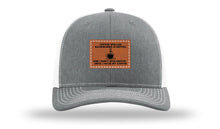 Load image into Gallery viewer, Coffee Spelled Backwards Leather Patch Richardson 112 Hat
