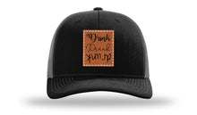 Load image into Gallery viewer, Drink Drank Drunk Leather Patch Richardson 112 Hat
