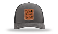 Load image into Gallery viewer, Drink Drank Drunk Leather Patch Richardson 112 Hat
