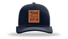 Load image into Gallery viewer, Drink Drank Drunk Leather Patch Richardson 112 Hat
