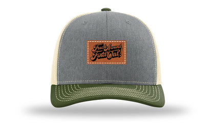 F*ck Around Find Out Leather Patch Richardson 112 Hat