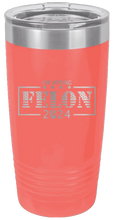 Load image into Gallery viewer, Voting Felon Trump 2024 Laser Engraved 20oz Tumbler
