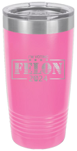 Load image into Gallery viewer, Voting Felon Trump 2024 Laser Engraved 20oz Tumbler
