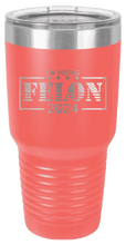 Load image into Gallery viewer, Voting Felon Trump 2024 Laser Engraved 30oz Tumbler
