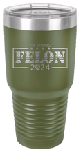 Load image into Gallery viewer, Voting Felon Trump 2024 Laser Engraved 30oz Tumbler
