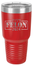 Load image into Gallery viewer, Voting Felon Trump 2024 Laser Engraved 30oz Tumbler
