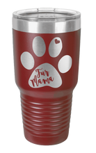 Load image into Gallery viewer, Fur Mama Laser Engraved Tumbler (Etched)
