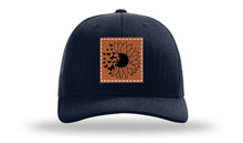 Load image into Gallery viewer, Sunflower Butterfly Leather Patch Richardson 112 Hat
