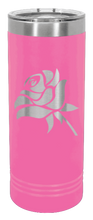 Load image into Gallery viewer, Rose Laser Engraved Skinny Tumbler (Etched)
