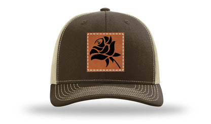 Rose Leather Patch Richardson 112 Hat