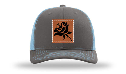 Rose Leather Patch Richardson 112 Hat