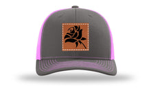 Load image into Gallery viewer, Rose Leather Patch Richardson 112 Hat
