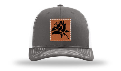 Rose Leather Patch Richardson 112 Hat