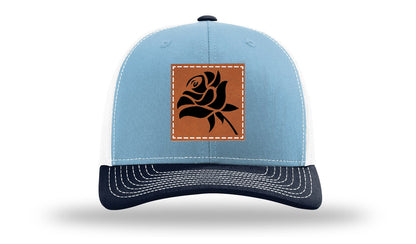 Rose Leather Patch Richardson 112 Hat