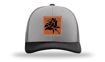 Rose Leather Patch Richardson 112 Hat