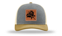 Load image into Gallery viewer, Rose Leather Patch Richardson 112 Hat
