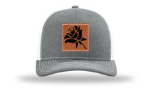 Load image into Gallery viewer, Rose Leather Patch Richardson 112 Hat
