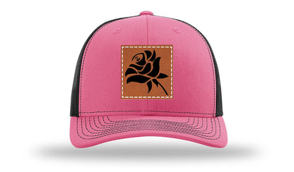 Rose Leather Patch Richardson 112 Hat