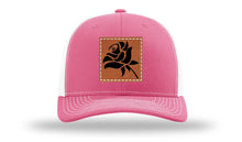 Load image into Gallery viewer, Rose Leather Patch Richardson 112 Hat
