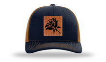 Load image into Gallery viewer, Rose Leather Patch Richardson 112 Hat
