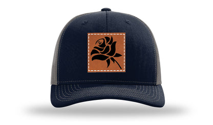 Rose Leather Patch Richardson 112 Hat