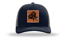 Load image into Gallery viewer, Rose Leather Patch Richardson 112 Hat
