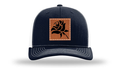 Rose Leather Patch Richardson 112 Hat
