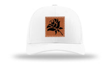Load image into Gallery viewer, Rose Leather Patch Richardson 112 Hat

