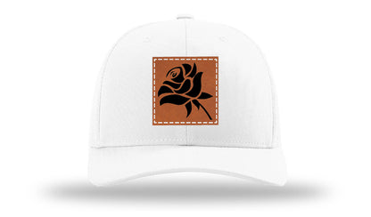 Rose Leather Patch Richardson 112 Hat