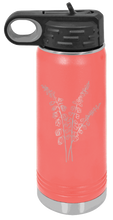 Load image into Gallery viewer, Blue Bells Laser Engraved Water Bottle (Etched)
