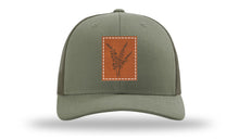 Load image into Gallery viewer, Blue Bells Flowers Leather Patch Richardson 112 Hat
