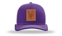 Load image into Gallery viewer, Blue Bells Flowers Leather Patch Richardson 112 Hat
