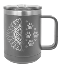 Load image into Gallery viewer, Sunflower Paws Laser Engraved Mug (Etched)
