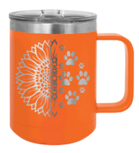 Load image into Gallery viewer, Sunflower Paws Laser Engraved Mug (Etched)
